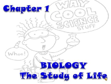 The Science of Biology Science – the process to understand the world around us. Biology – the study of life Bio means life Ology means study of.