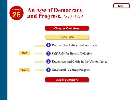 26 An Age of Democracy and Progress, 1815–1914