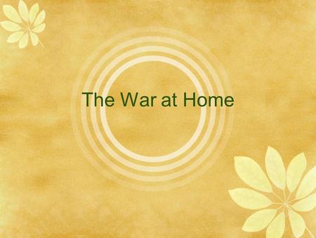 The War at Home. The War on the Home Front  What the war looked like in Canada  Sacrifice  Halifax Explosion  Enemy Aliens  Role of Government 
