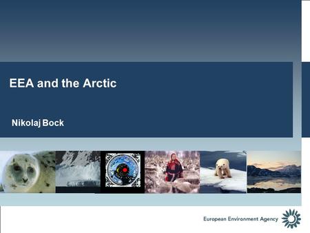 Nikolaj Bock EEA and the Arctic. *5 are member countries in the Arctic Council (DEN, SWE, FIN, ICE, NOR) 6 are permanent observes in the Arctic Council.