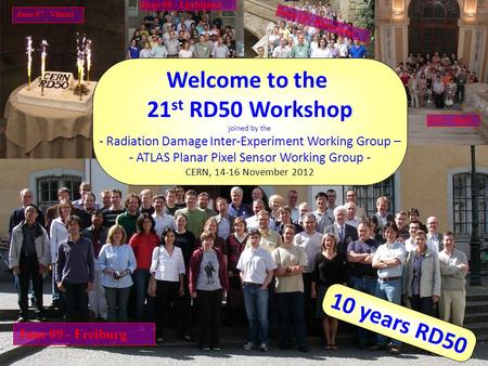 21 st RD50 Workshop, 14-16 November 2012, CERN RD50 Simulation Parameters M.Moll, 21st RD50 Workshop, 14-16 November 2012 -1- TypeTransitionLevel  n [cm.