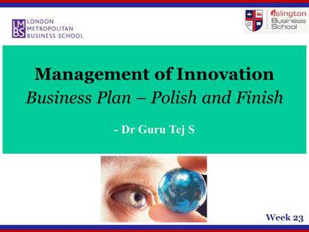Management of Innovation