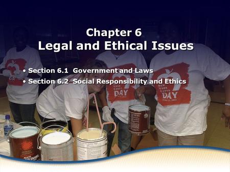 Chapter 6 Legal and Ethical Issues