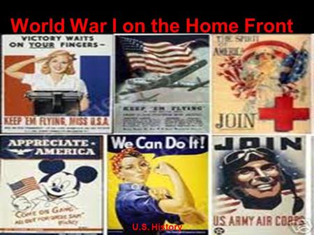 World War I on the Home Front