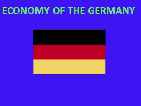 The German economy - the fifth largest economy in the world in PPP terms and Europe's largest - began to contract in the second quarter of 2008 as the.