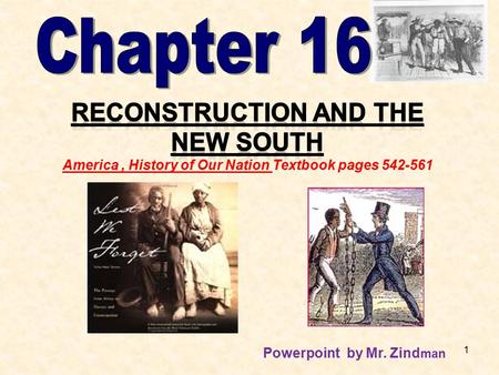 Reconstruction and the New South