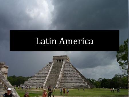 Latin America. Geographic Area Spans the continents of North and South America LATIN AMERICA is a culture region. The people in this region have “culture”