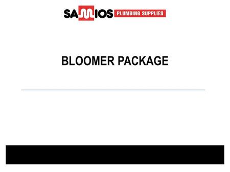 BLOOMER PACKAGE. Toilet suite Centino deluxe plastic cistern NOVN340W ---------------------------------------------------------------------------