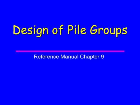 Reference Manual Chapter 9