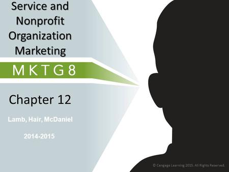 Service and Nonprofit Organization Marketing