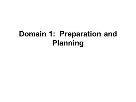 Domain 1: Preparation and Planning. ElementUnsatisfactoryBasicProficientDistinguished Knowledge of content and the structure of the discipline In planning.