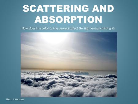 Scattering and Absorption