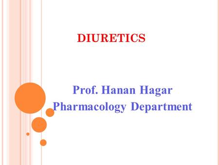 Prof. Hanan Hagar Pharmacology Department