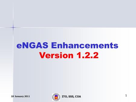 eNGAS Enhancements Version 1.2.2