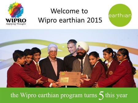 Welcome to Wipro earthian 2015.