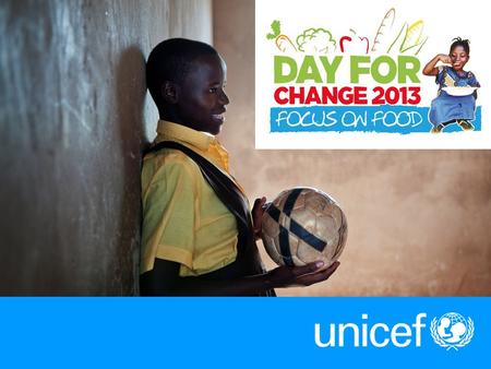 UNICEF and schools have been working together on Day for Change for over 20 years. We ask schools to make a change in their day and ask students, staff.
