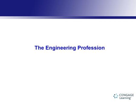 The Engineering Profession