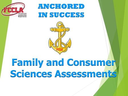 Family and Consumer Sciences Assessments