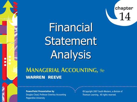 1 Click to edit Master title style 1 1 1 Financial Statement Analysis 14.