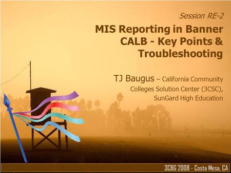 MIS Reporting in Banner CALB - Key Points & Troubleshooting