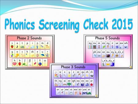 What is phonics? What is the phonics screening check? What will the check comprise of? Example words How will the check be administered? What happens.