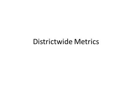 Districtwide Metrics. Early Childhood Performance at a Glance SY 10-11SY 11-12SY 12-13**SY 13-14SY 17-18 SY 20-21 DistrictProviderDistrictProviderDistrictProviderDistrictProviderOne.