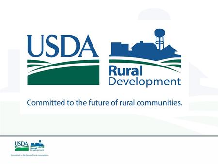 RURAL DEVELOPMENT WATER & WASTE PROGRAMS WATER AND WASTE FACILITIES WATER SYSTEMS OR COMPONENTS OF WATER SYSTEMS SEWER SYSTEMS OR COMPONENTS OF SEWER.