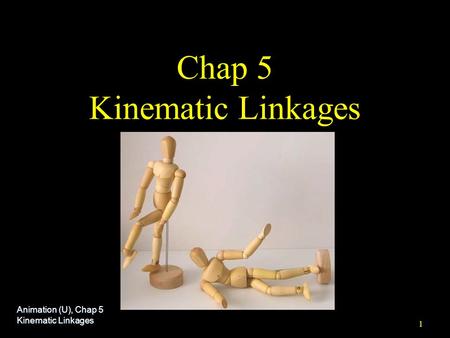Chap 5 Kinematic Linkages