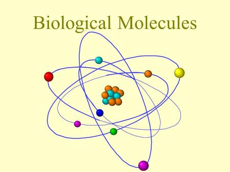 Biological Molecules. ELECTRON -- CHARGE ORBIT AROUND NUCLEUS SAME # AS PROTONS PROTON + CHARGE FOUND IN NUCLEUS SAME # AS ELECTRONS NEUTRON 0 CHARGE.