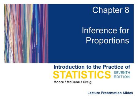 Chapter 8 Inference for Proportions