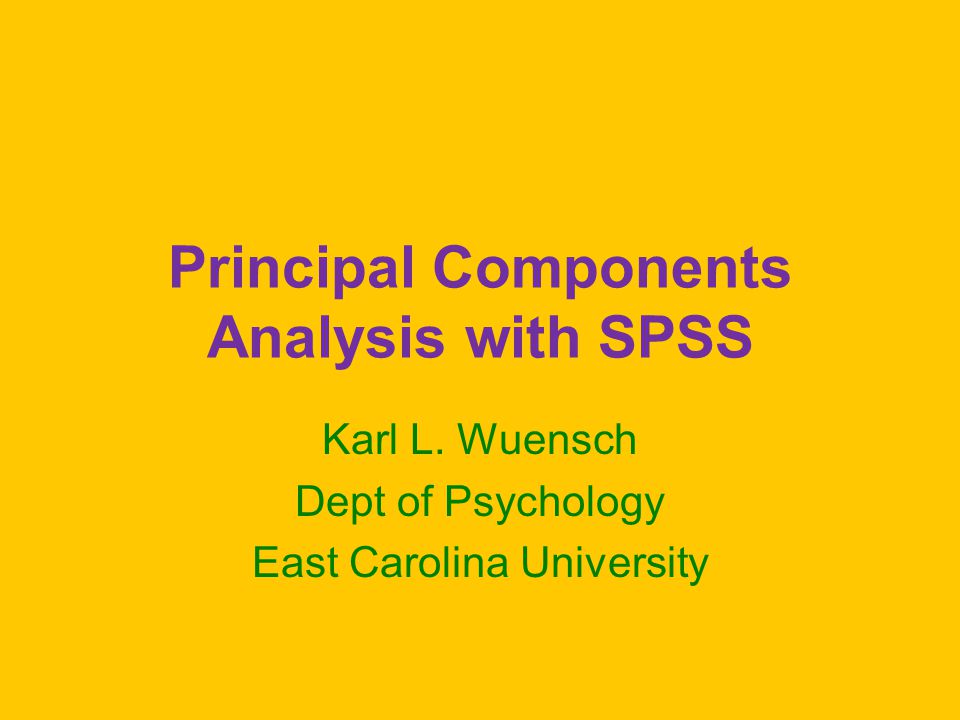 pca in spss 25