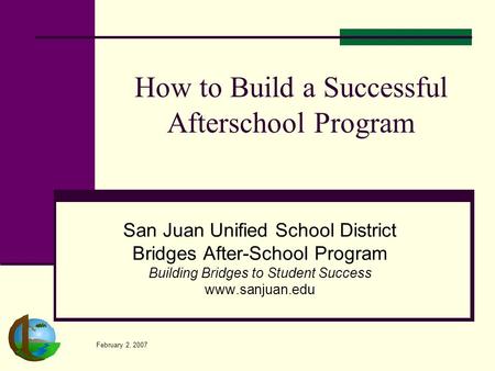 How to Build a Successful Afterschool Program