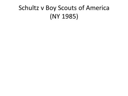 Schultz v Boy Scouts of America (NY 1985). “The three reasons most often urged in support of applying the law of the forum-locus in cases such as this.