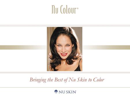 Bringing the Best of Nu Skin to Color. Replenishing LipstickDefining Effects Mascara.