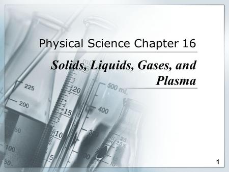 Physical Science Chapter 16