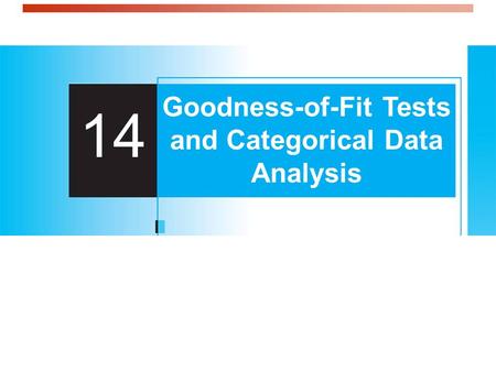 Goodness-of-Fit Tests and Categorical Data Analysis