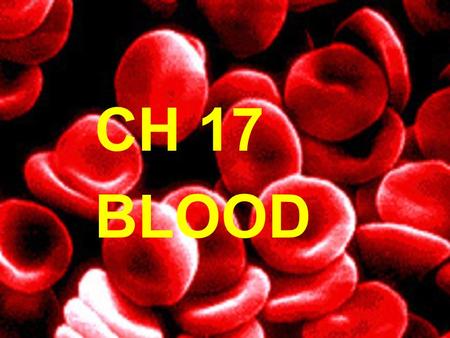 CH 17 BLOOD.