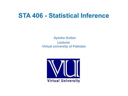 STA Statistical Inference