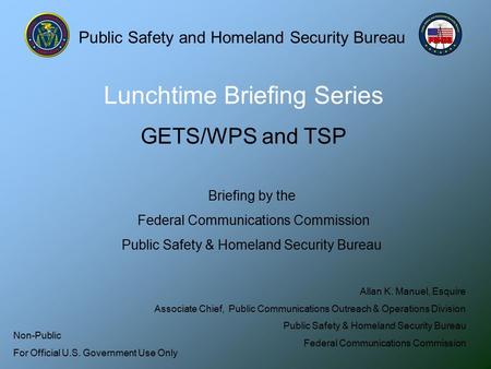 Lunchtime Briefing Series
