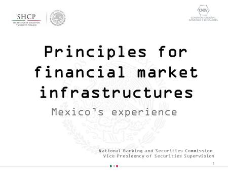 Principles for financial market infrastructures