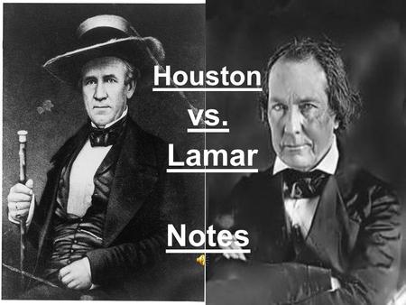 Houston vs. Lamar Notes.