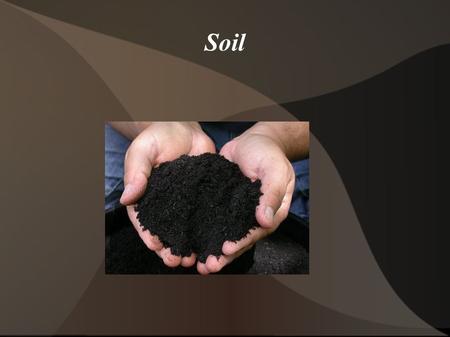 Soil. What is soil?  Mixture of inorganic material (rocks) and organic material (SOM) as well as organisms (microbes).  Soil formation involves:  Parent.