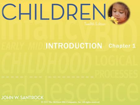 Chapter 1 INTRODUCTION © 2013 The McGraw-Hill Companies, Inc. All rights reserved.