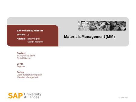 Materials Management (MM)