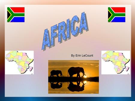 By Erin LeCount. Africa is the second largest continent in the world. (Asia is the largest.) Africa is three times the size of the continental United.