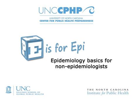 Epidemiology Partners and Resources Session 2, Part 2.