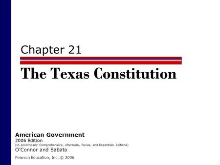 The Texas Constitution