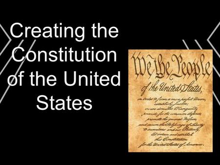Creating the Constitution of the United States. Problems with the Articles of Confederation  Money Issues  Leadership Issues  Government Issues  Cooperation.