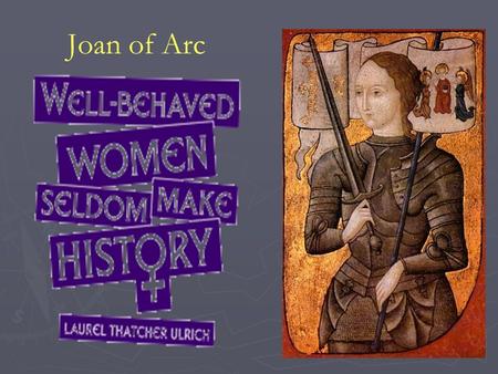 Joan of Arc. 2 Sharing Epidemic Disease: the ‘great dying’ Historical Epidemiology The ‘Little Ice Age’, c. 1300 CE declining agricultural output widespread.
