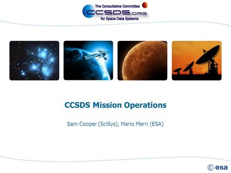 CCSDS Mission Operations
